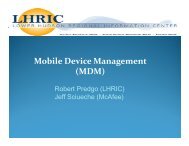 Mobile Device Management (MDM)
