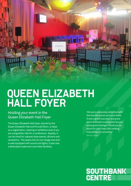 Queen Elizabeth Hall Foyer