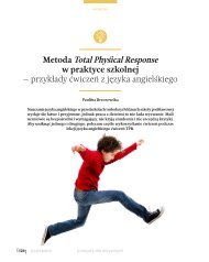 Metoda total physical response - JÄzyki Obce w Szkole