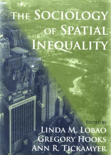 Advancing the Sociology of Spatial Inequality