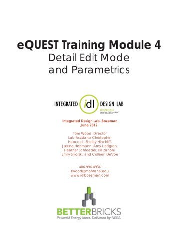 eQUEST Training Module 4