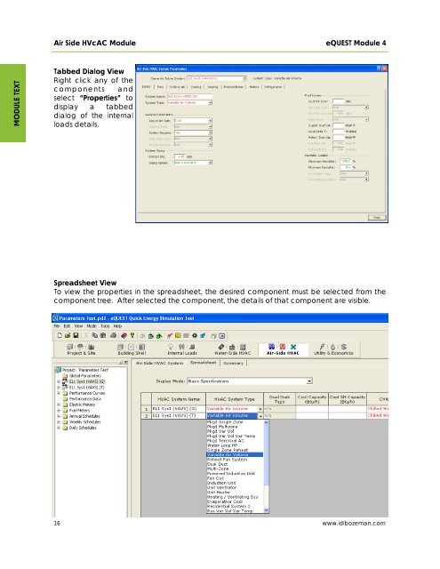 eQUEST Training Module 4