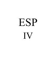 ESP IV