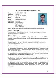 Dr. Vinod Kumar - Central Sericultural Research & Training Institute