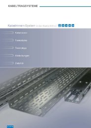 KABELTRAGSYSTEME - Niedax