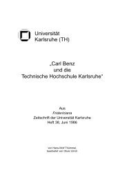 Carl Benz und die Technische Hochschule Karlsruhe