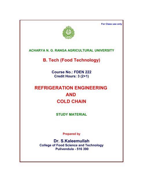 Capillary Tube Sizing Charts For Fluorine Based Refrigerants