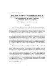 Contents of 38(1 & 2) 2010 - acharya ng ranga agricultural university