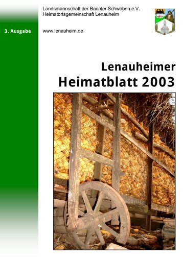 Heimatblatt 2003 - HOG Lenauheim