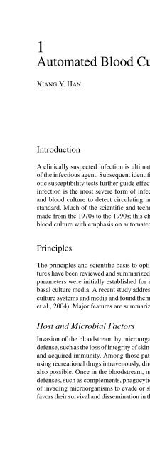 Advanced Techniques in Diagnostic Microbiology