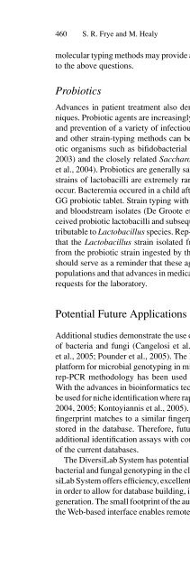 Advanced Techniques in Diagnostic Microbiology