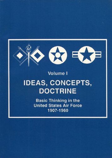 IDEAS CONCEPTS DOCTRINE  Air 1907-1960