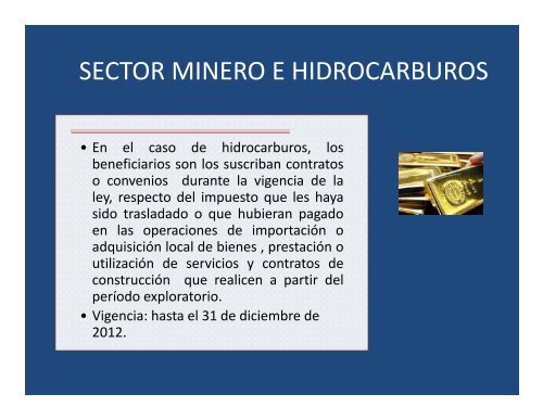 “INVERSIÓN EN EL PERÚ” BENEFICIOS TRIBUTARIOS A LA INVERSIÓN EXTRANJERA