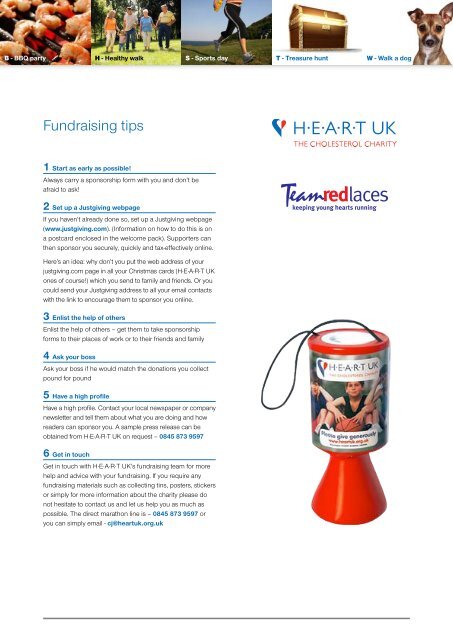 A-Z of Fundraising ideas!