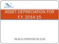 ASSET DEPRECIATION FOR F.Y.2014-2015 (1)
