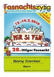 28.Ittiger Fasnacht - Fasnachtsgesellschaft Ittigen-Bolligen