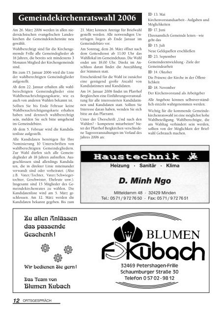1. Quartal 2006 - Wietersheim