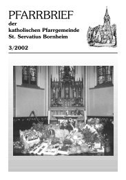 Pfarrbrief 3/02 - Katholische Kirchengemeinde Sankt Servatius ...