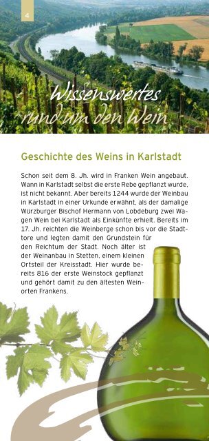 Karlstadt für Wein-Genießer 2012 - Stadt Karlstadt