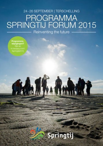 PROGRAMMA SPRINGTIJ FORUM 2015