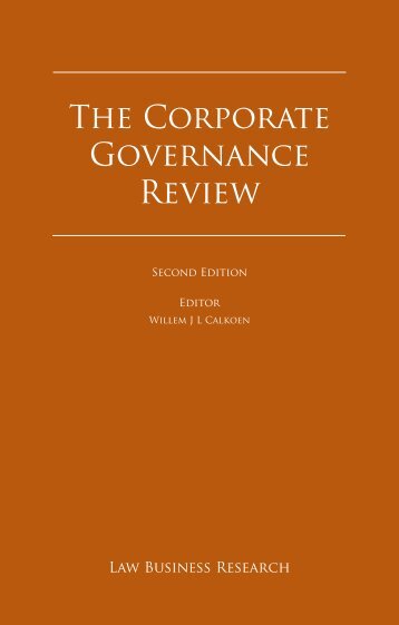 The Corporate Governance Review