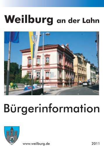 Einrichtungen der Stadt Weilburg von A - Z