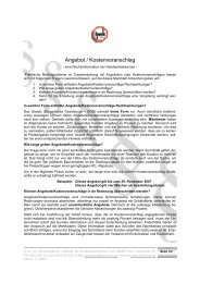 Angebot / Kostenvoranschlag - Handwerkskammer Trier