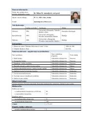 dr Milan M. AntonijeviÄ, red. prof. - ww.tf.bor.ac.rs