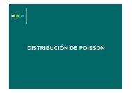 DISTRIBUCIÓN DE POISSON