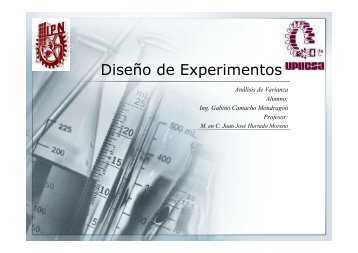 Diseño de Experimentos
