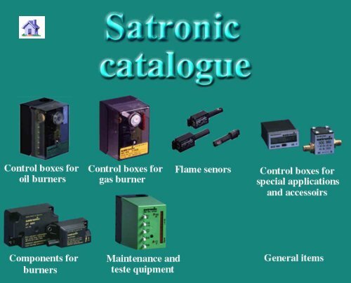 SATRONIC - Control boxes for oil burners