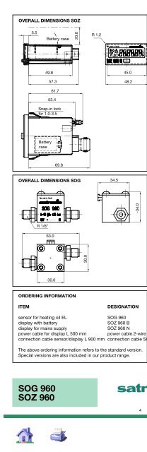 SATRONIC - Control boxes for oil burners