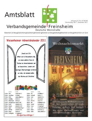 Hilfe - Verbandsgemeinde Freinsheim