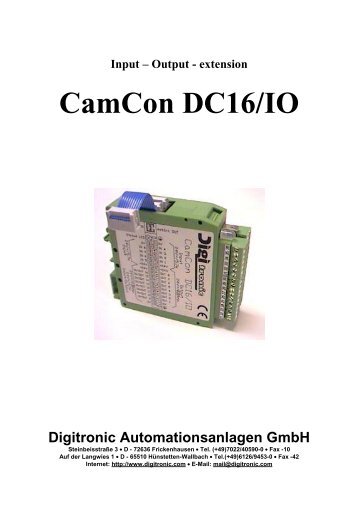 CamCon DC16/IO
