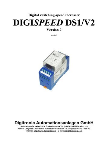 DIGISPEED DS1/V2