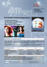 Echtfarben Großanzeigesystem