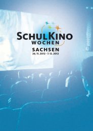 8 Klasse 9 –10 Klasse 11 - Schulkino Dresden