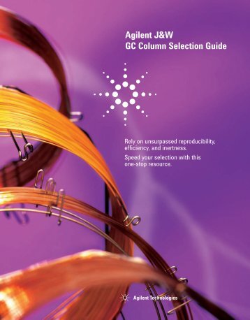 Agilent J&W GC Column Selection Guide
