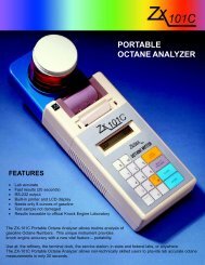 PORTABLE OCTANE ANALYZER