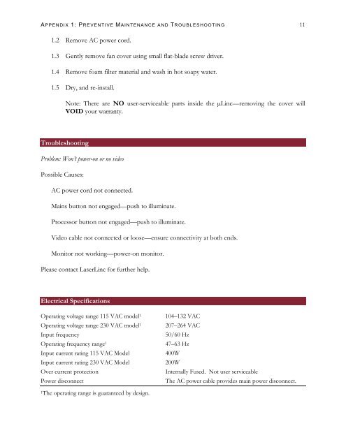 µLinc Processor