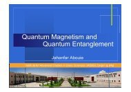 Quantum Magnetism and Quantum Entanglement