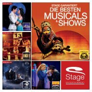 Stage garantiert die besten Musicals & Shows.