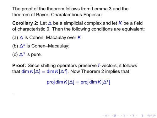 Generic Initial Ideals Lecture 5