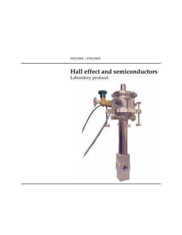 Hall effect and semiconductors