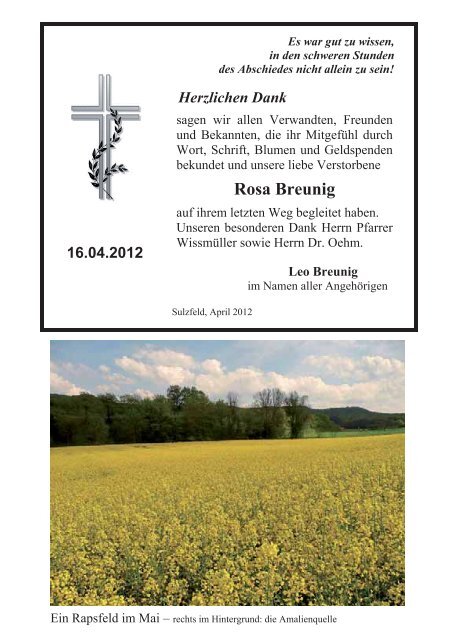 Juni 2012 - Sulzfeld