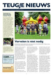 TEUGJE NIEUWS - Algemeen Belang Teuge