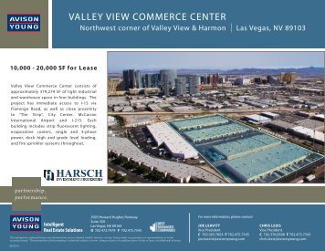 VALLEY VIEW COMMERCE CENTER