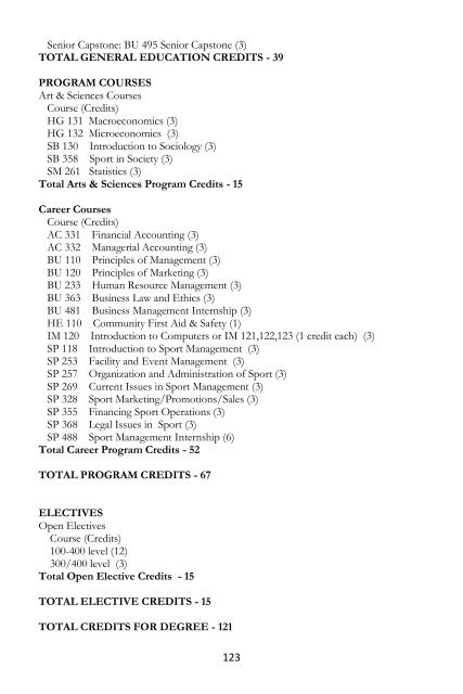 Cazenovia College 2012-2013 Academic Catalog