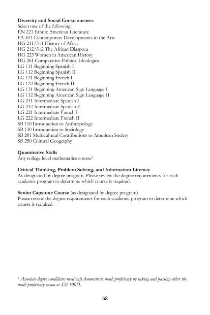 Cazenovia College 2012-2013 Academic Catalog
