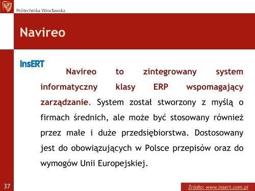 KOMPUTEROWE WSPOMAGANIE ZARZĄDZANIA